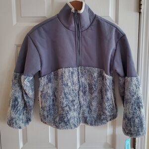 MTA Sports sherpa zip up jacket recycled